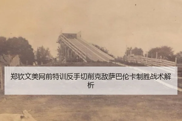 郑钦文美网前特训反手切削克敌萨巴伦卡制胜战术解析
